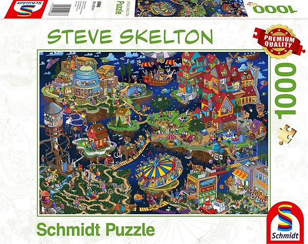 Puzzle Schmidt Puzzle Svět vzhůru nohama 1000 dílků ...