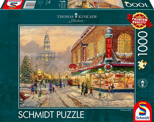 Puzzle Schmidt Puzzle Vánoční přání 1000 dílků ...