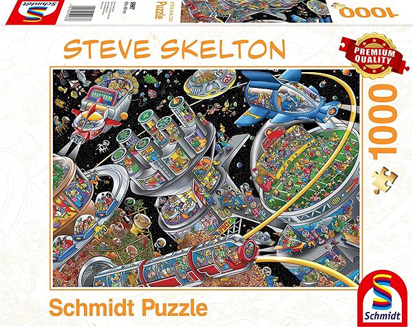 Puzzle Schmidt Puzzle Vesmírná kolonie 1000 dílků ...