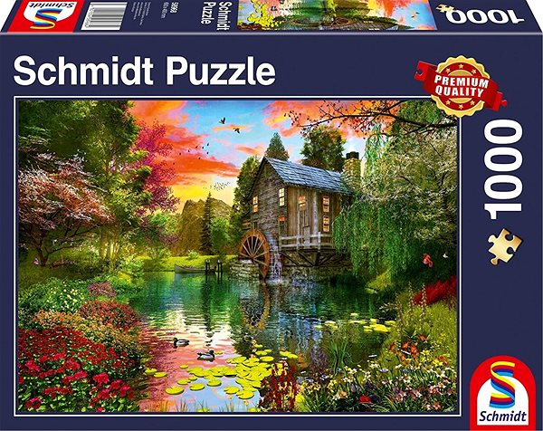 Puzzle Schmidt Puzzle Vodný mlyn 1000 dielikov ...