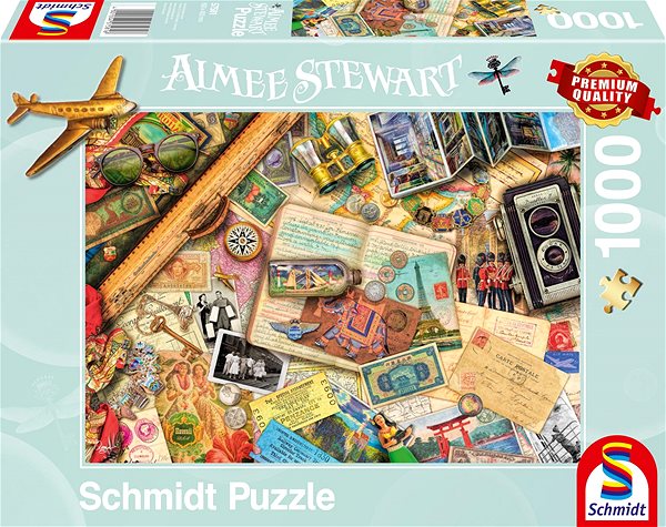 Puzzle Schmidt Puzzle Vzpomínky na cestování 1000 dílků ...
