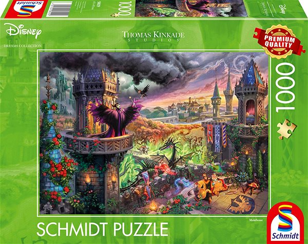 Puzzle Schmidt Puzzle Zloba, královna černé magie 1000 dílků ...
