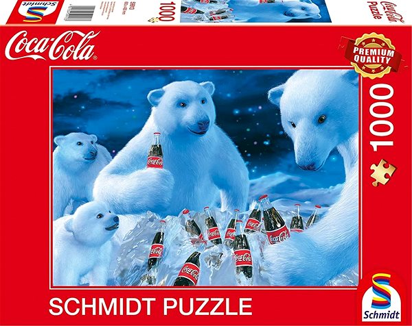 Puzzle Schmidt Puzzle Coca Cola Lední medvědi 1000 dílků ...