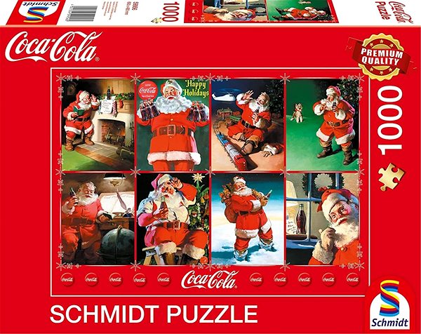 Puzzle Schmidt Puzzle Coca Cola Santa Claus 1000 dílků ...