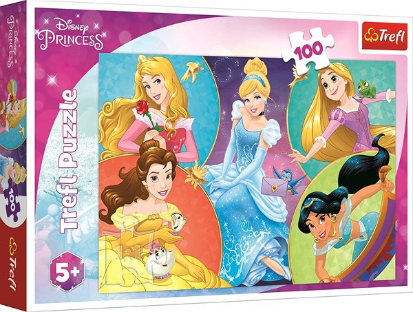 Puzzle Trefl Puzzle Disney princeznej Stretnutie sladkých princezien 100 dielikov ...