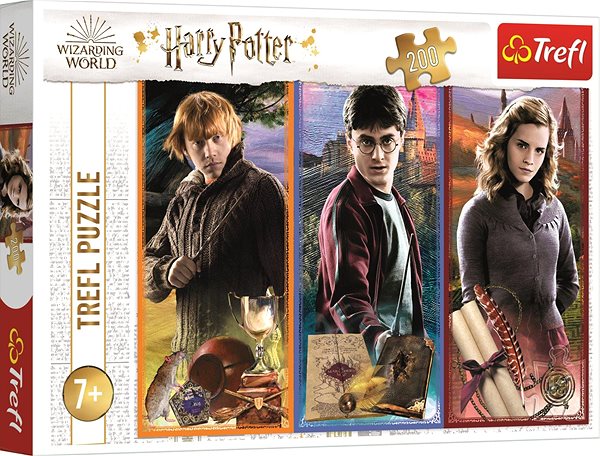 Puzzle Trefl Puzzle Harry Potter Ve světě magie a kouzel 200 dílků ...