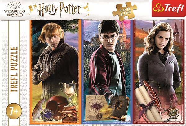 Puzzle Trefl Puzzle Harry Potter Ve světě magie a kouzel 200 dílků ...