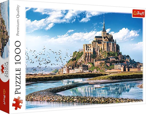 Puzzle Trefl Puzzle Mont Saint Michel 1000 dielikov ...