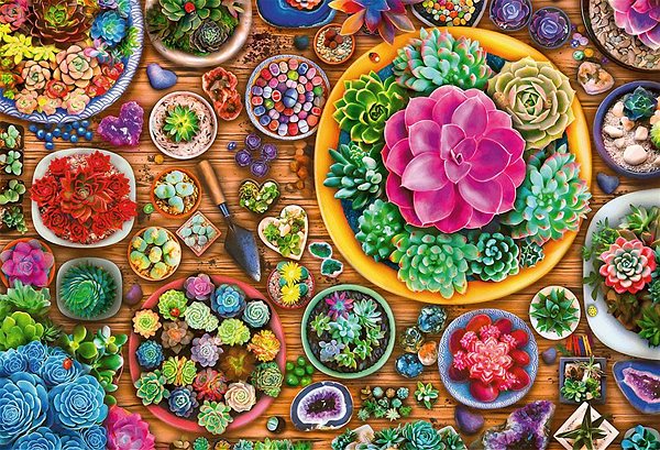 Puzzle Trefl Puzzle UFT Blooming Paradise: Svet rastlín 1500 dielikov ...