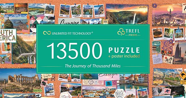 Puzzle Trefl Puzzle UFT Cesta dlouhá tisíc mil 13 500 dílků ...