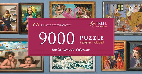 Puzzle Trefl Puzzle UFT Netradiční umění 9 000 dílků ...