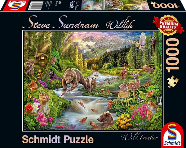 Puzzle Schmidt Puzzle Divoká příroda: Hranice lesa 1000 dílků ...