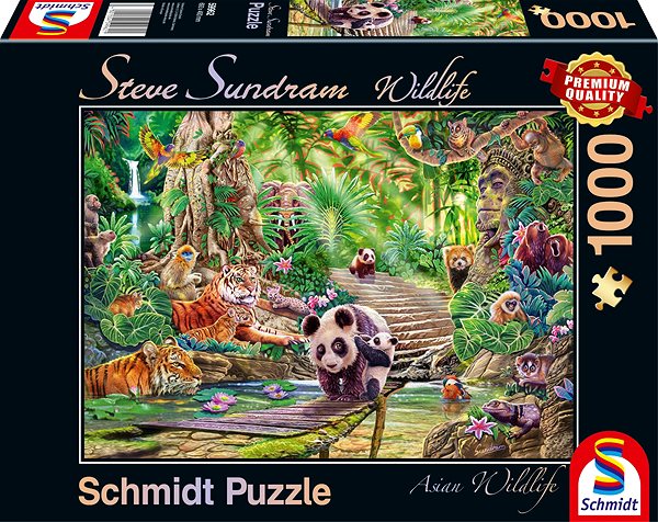 Puzzle Schmidt Puzzle Divoká příroda: Zvířata Asie 1000 dílků ...