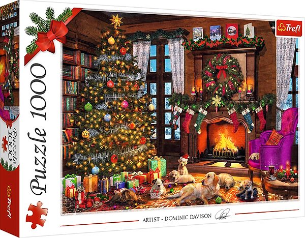 Puzzle Trefl Puzzle Vianoce sa blížia 1000 dielikov ...