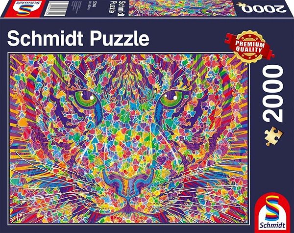 Puzzle Schmidt Puzzle Divokosť v tigrom srdci 2000 dielikov ...