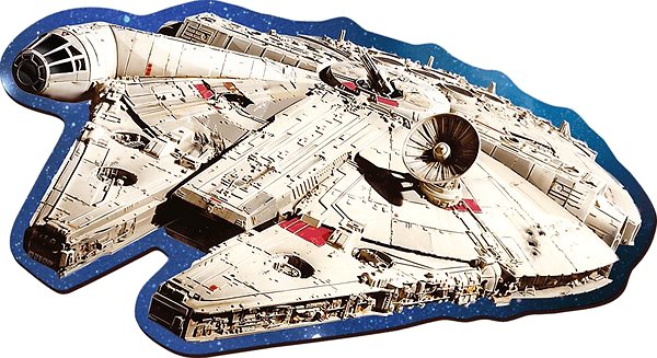 Drevené puzzle Trefl Wood Craft Origin puzzle Star Wars: Millennium Falcon 160 dielikov ...