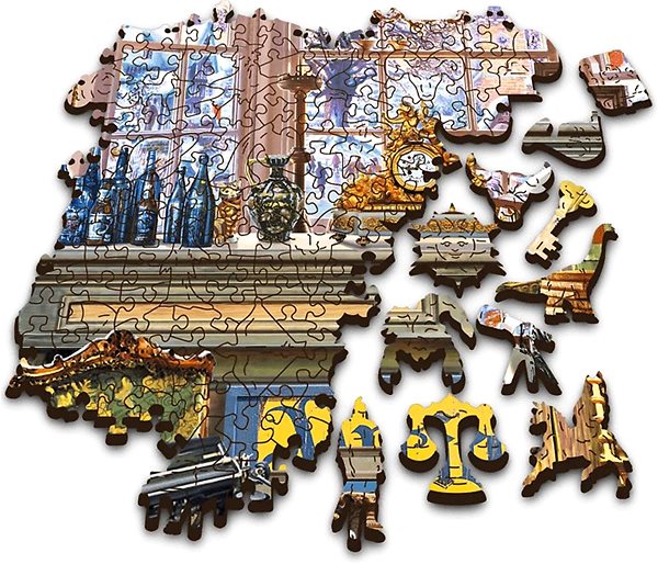 Dřevěné puzzle Trefl Wood Craft Origin puzzle Starožitnictví 1000 dílků ...