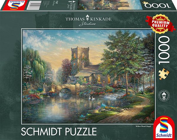 Puzzle Schmidt Puzzle Kaplnka vo vŕbovom lese 1000 dielikov ...