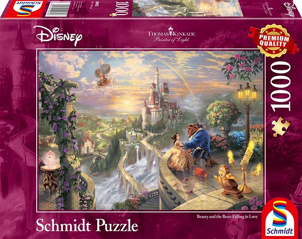Puzzle Schmidt Puzzle Kráska a zvíře 1000 dílků ...