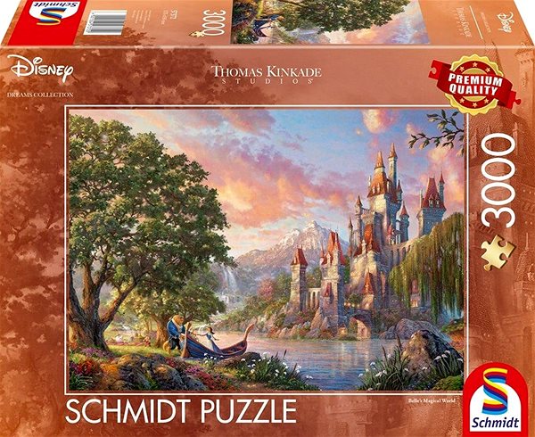 Puzzle Schmidt Puzzle Kráska a zvíře Kouzelný svět Belly 3 000 dílků ...