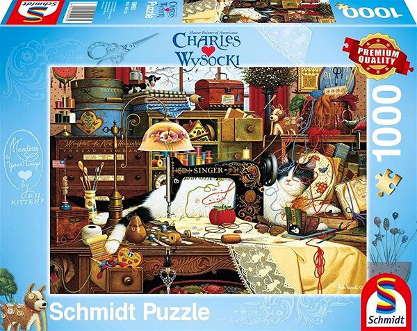Puzzle Schmidt Puzzle Maggie nepořádnice 1000 dílků ...