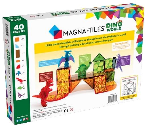 Építőjáték Magna-Tiles Dino World 40 ...