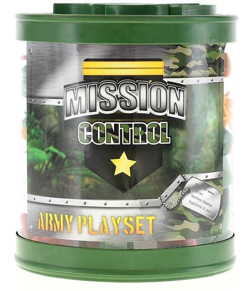Figure Mission Control set soldiers 80 pcs in tube ...