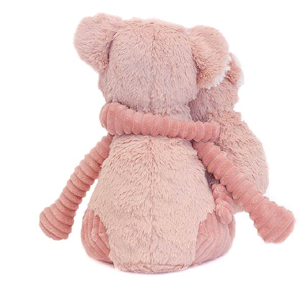 Plyšová hračka Les Déglingos Plyšová koala, mama s bábätkom, ružová ...