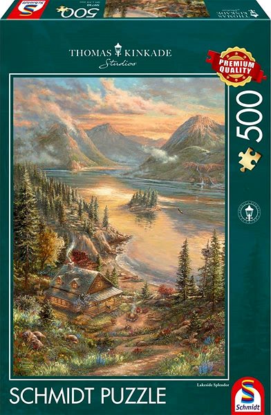 Puzzle SCHMIDT Puzzle Pohľad na jazero 500 dielikov ...