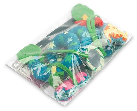 Sensillo stroller toy Educational, contrasting spiral colourful Dino .