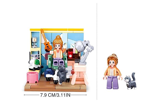Building Set Sluban Mini Handcraft M38-B1016B Study Room ...