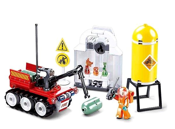 Building Set Sluban Firefighters M38-B0963 Remote controlled robot ...