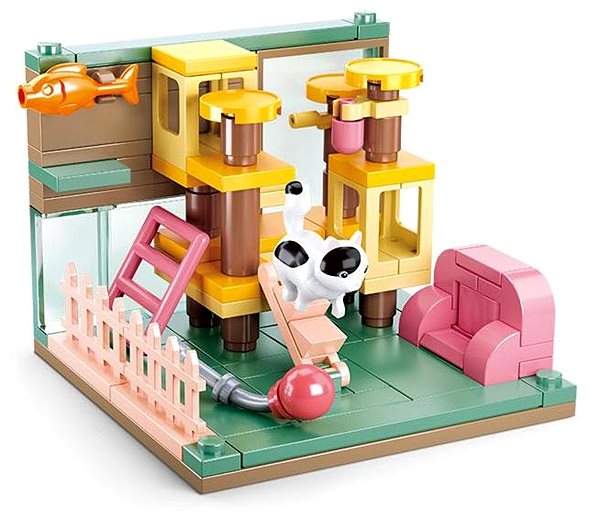 Sluban Mini Handcraft M38-B0919D Cat's Corner construction set.