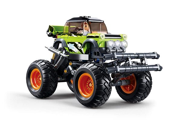 Building Set Sluban Power Bricks M38-B1158 Retractable Green Off-Road BKI ...