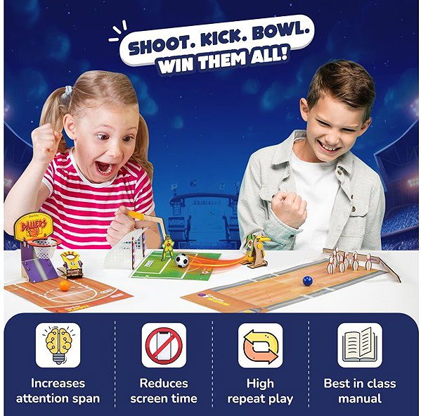 Smartivity - MultiSport Kit, construction set and board games.