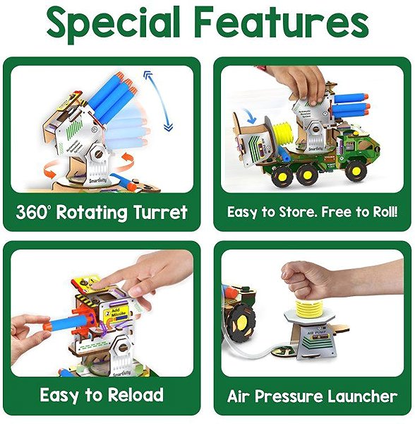 Smartivity - Rocket Launcher construction set.