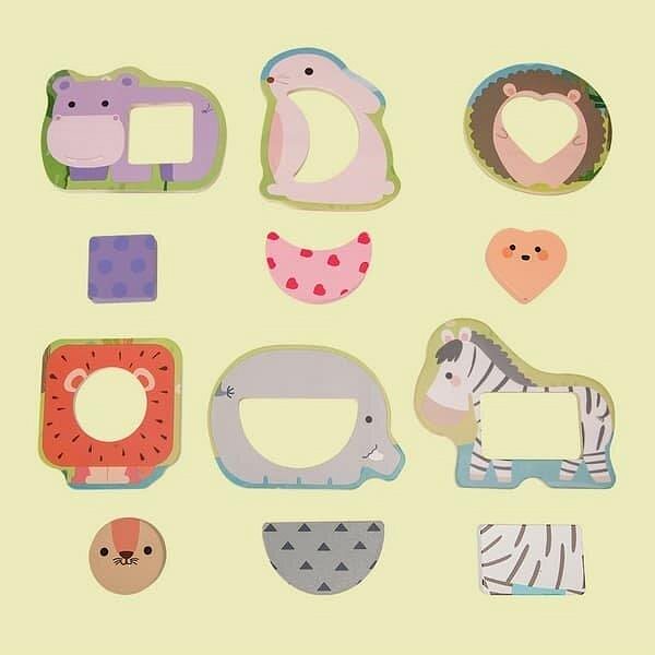 Classic World Puzzle, animals.