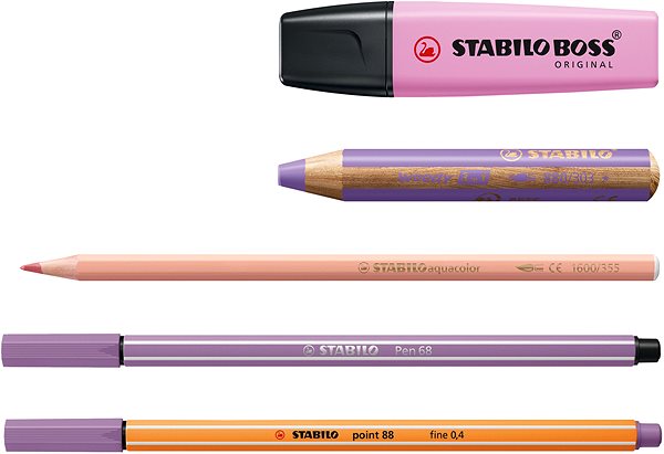 Filctoll STABILO ARTY - 50 db - szövegkiemelő, színes ceruza, tűfilc és prémium szálas filctoll ...