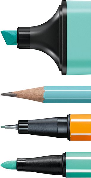 Fixky STABILO Pastellove – 35 ks – jemné linery, prémiové vláknové fixy, zvýrazňovače a grafitové ceruzky ...
