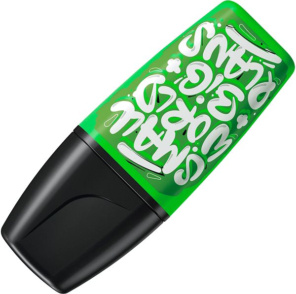 Textmarker STABILO BOSS MINI von Snooze One - 5er Set - rosa, blau, gelb, grün und schwarz ...