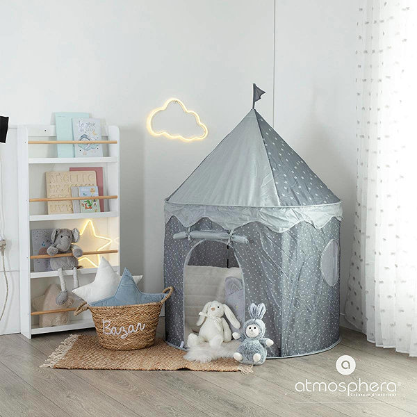 Tent for Children Atmosphera for kids Kids tent, diameter 100 cm, polyester, grey ...
