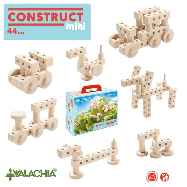 WALACHIA construct mini 44 pieces construction set.