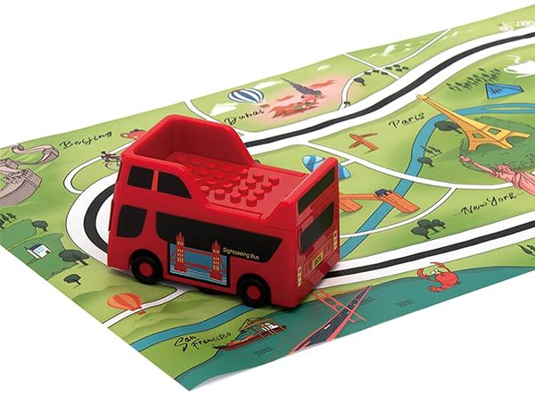 Building Set PLAYSTEM Line Tracking Sightseeing Bus ...