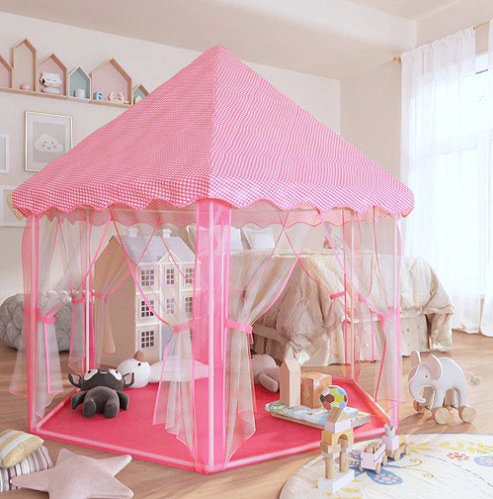 Tent for Children Princess play tent pink ...