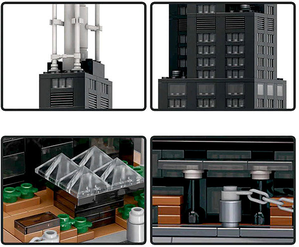 Wange 5228 Willis Tower construction set with 1235 pieces.
