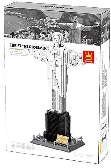 Wange 5231 Christ the Redeemer statue 973 pieces building set.