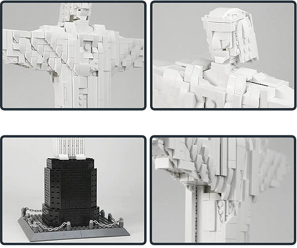 Wange 5231 Christ the Redeemer statue 973 pieces building set.