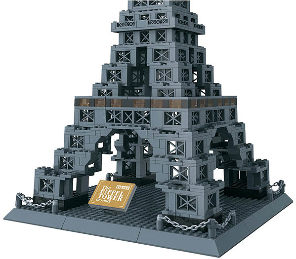 Building Set Wange 5217 Eiffel Tower in Paris 976 pieces ...