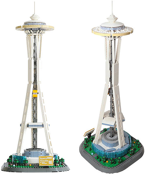 Wange 5238 Space Needle 1075 pieces Seattle construction set.