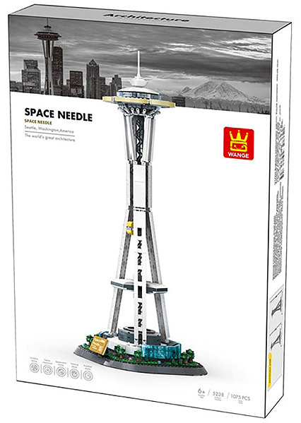 Wange 5238 Space Needle 1075 pieces Seattle construction set.